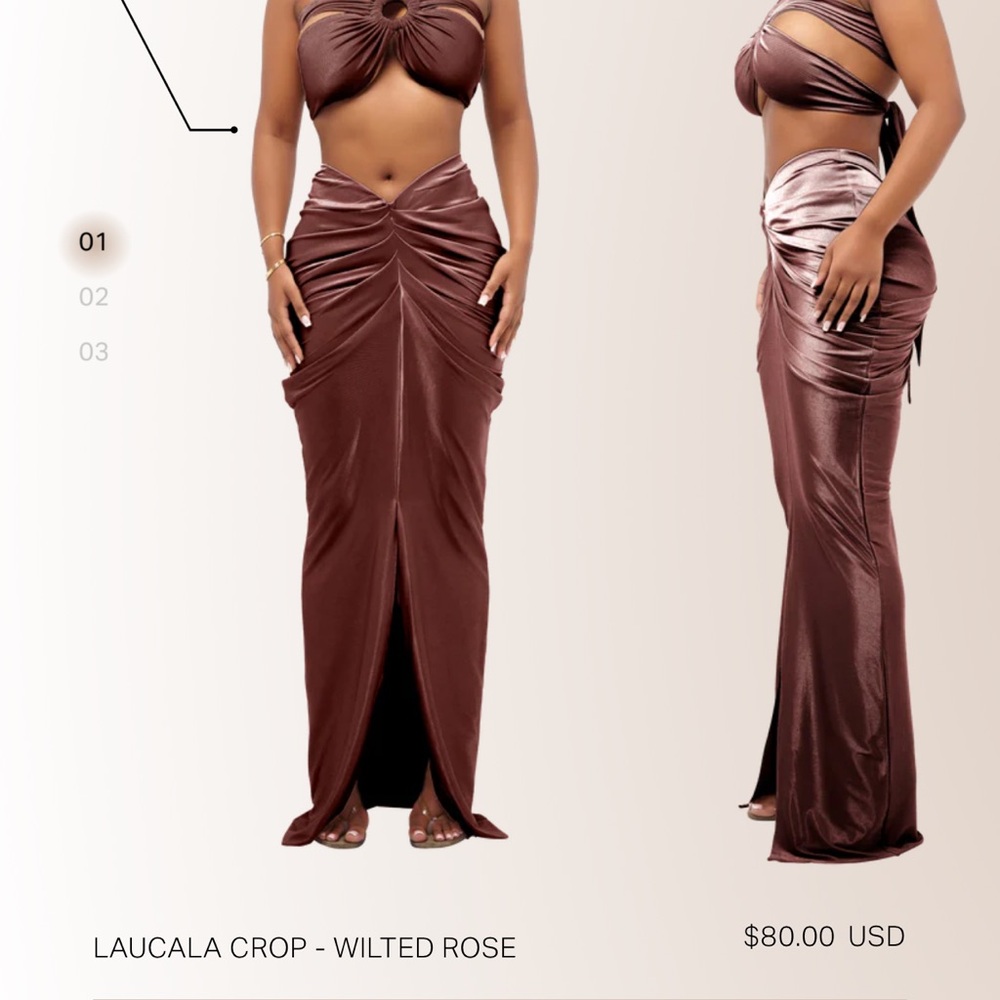 Wilted Rose COUCOO halter top brand new